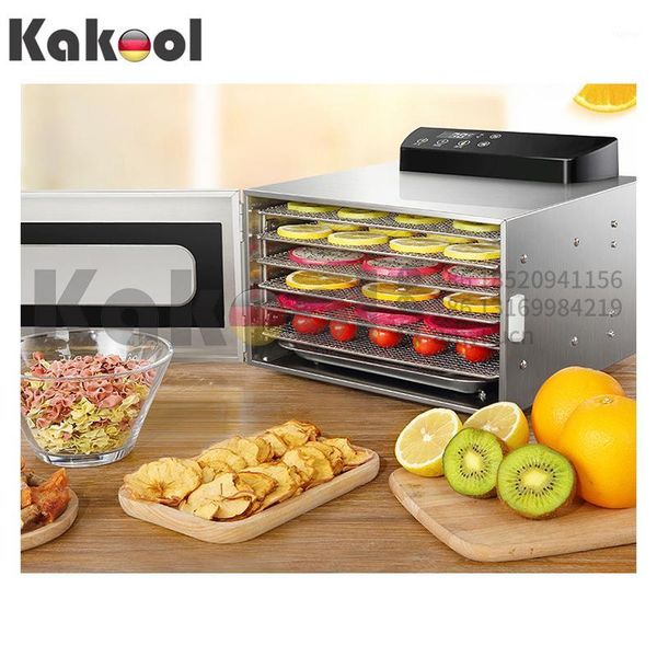 dehydrators kakool 6 trays dehydrator snacks dehydration dryer fruit vegetable meat drying machine stainless steel 110v 220v eu us1
dehydrators kakool 6 trays dehydrator snacks dehydration dryer fruit vegetable meat drying machine stainless steel 110v 220v eu us1