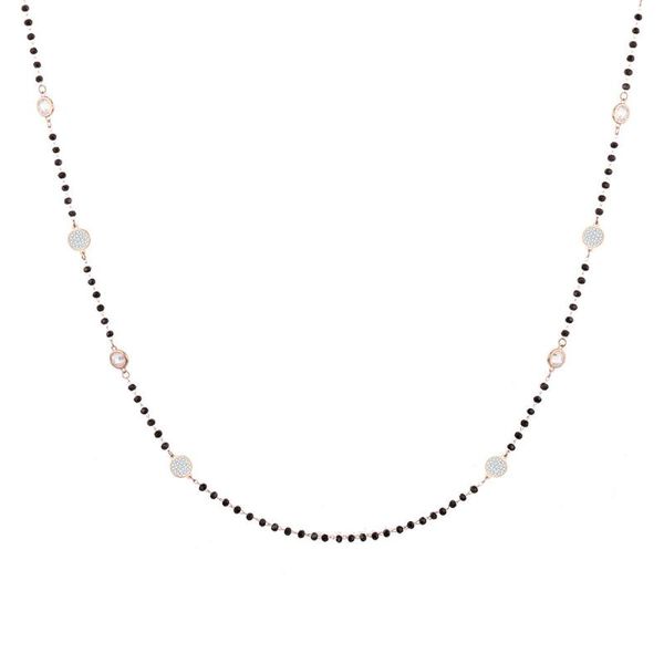 clear crystal black beads chain neckalce for women party wedding jewelry gift rose gold steel jewelry female trendy colar new, Silver
clear crystal black beads chain neckalce for women party wedding jewelry gift rose gold steel jewelry female trendy colar new, Silver