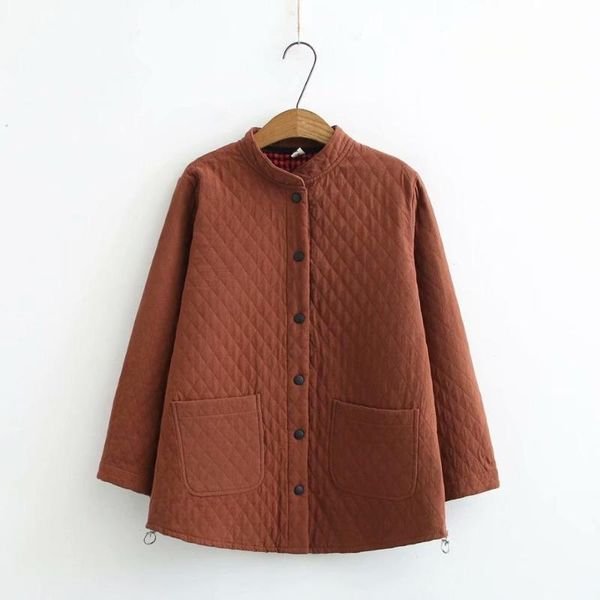 stand collar cotton women loose jackets 2020 new plus size soft casual ladies spring autumn coats female jacket, Black;brown
stand collar cotton women loose jackets 2020 new plus size soft casual ladies spring autumn coats female jacket, Black;brown