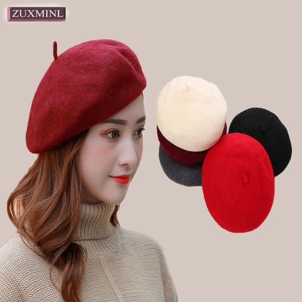 berets winter luxury wool caps for women pastel baret girl pink beige hat french artist beanie lady black warm barrette cap, Blue;gray
berets winter luxury wool caps for women pastel baret girl pink beige hat french artist beanie lady black warm barrette cap, Blue;gray