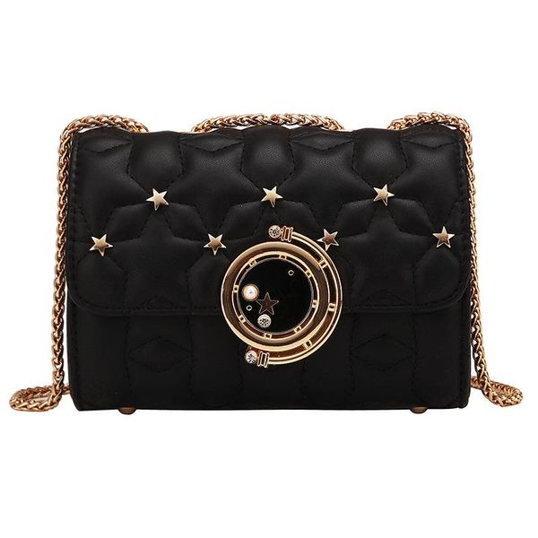 ladies' new casual all-match chain shoulder messenger bag ladies fashion five-pointed star rivet small square bag
ladies' new casual all-match chain shoulder messenger bag ladies fashion five-pointed star rivet small square bag