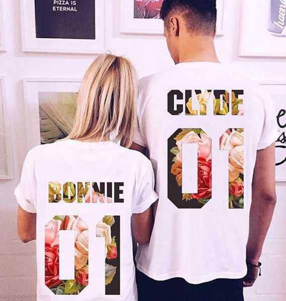 lovers t-shirts clothing clyde bonnie print tshirts lover summer crew neck short sleeve tshirts, White
lovers t-shirts clothing clyde bonnie print tshirts lover summer crew neck short sleeve tshirts, White
