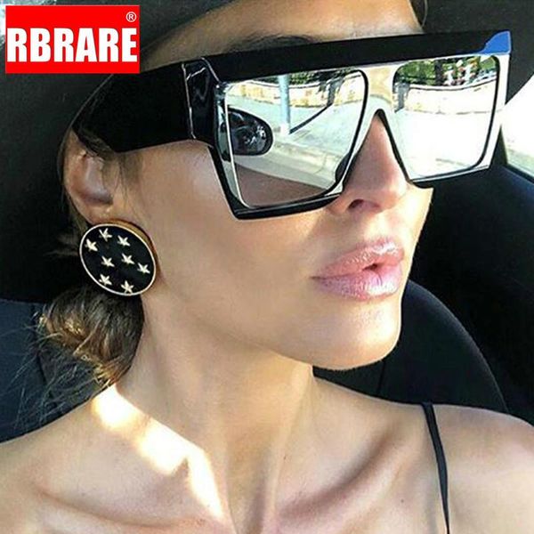 sunglasses rbrare personality square men's tide oversized women retro wild ins street beat round face glasses, White;black
sunglasses rbrare personality square men's tide oversized women retro wild ins street beat round face glasses, White;black