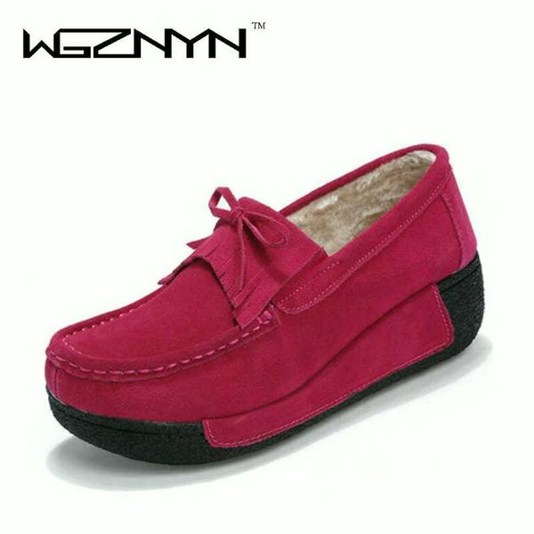 boots wgznyn autumn winter ankle women genuine leather flat snow women's platform casual warm shoes woman zy0058, Black
boots wgznyn autumn winter ankle women genuine leather flat snow women's platform casual warm shoes woman zy0058, Black