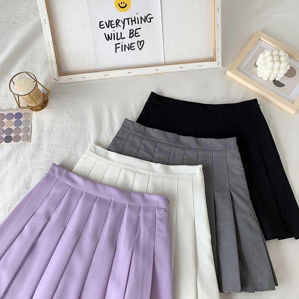 2020 new black skirt female summer high waist anti-glare a-line pleated skirt short purple ins tide1
2020 new black skirt female summer high waist anti-glare a-line pleated skirt short purple ins tide1