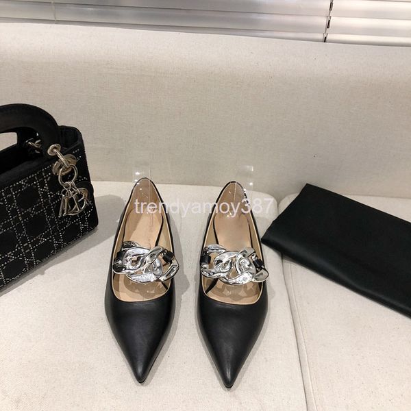 dress shoes women's fashion single shoes in summer low heel flat pointed shallow mouth temperament fashionable metal chain straight, Black
dress shoes women's fashion single shoes in summer low heel flat pointed shallow mouth temperament fashionable metal chain straight, Black