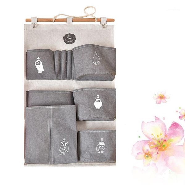 storage boxes & bins 1pc cotton linen hanging bag pouch with multiple pockets simple wall sundries holder behind the door (grey)1
storage boxes & bins 1pc cotton linen hanging bag pouch with multiple pockets simple wall sundries holder behind the door (grey)1