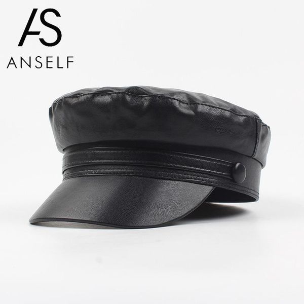 fashion solid women beret autumn winter cap pu leather hats stylish women short brim cap newsboy caps vintage navy black hats, Blue;gray
fashion solid women beret autumn winter cap pu leather hats stylish women short brim cap newsboy caps vintage navy black hats, Blue;gray