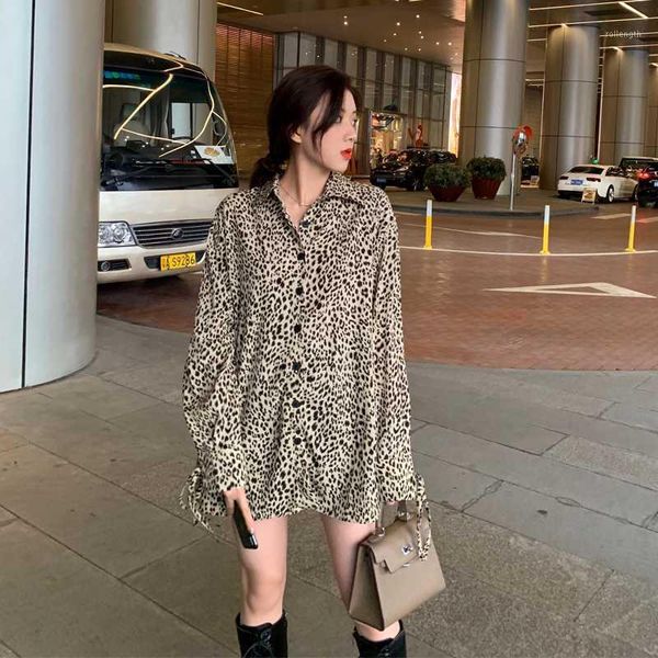 women's shirt casual 2020 spring leopard loose niche light cook design shirt long sleeve bottoming oversized leopard print l1, White
women's shirt casual 2020 spring leopard loose niche light cook design shirt long sleeve bottoming oversized leopard print l1, White