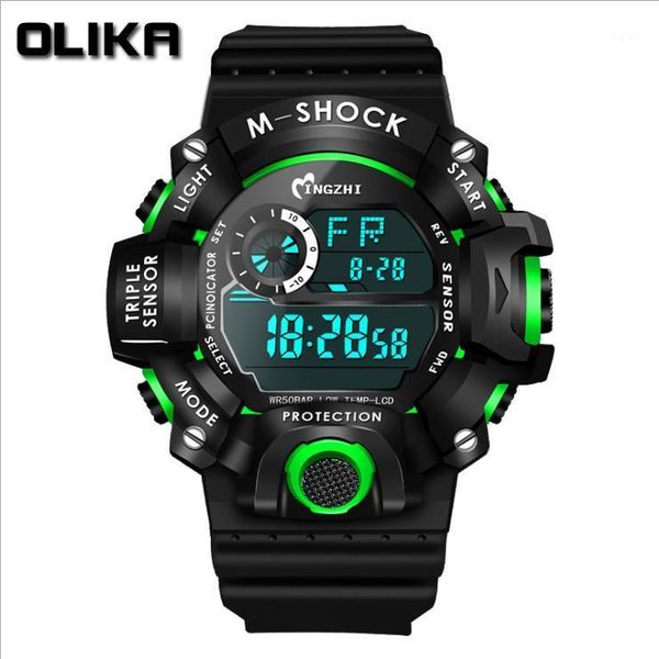 outdoor sports electronic watch multifunctional dual display chronograph teenagers watch trend students electronic1, Slivery;brown
outdoor sports electronic watch multifunctional dual display chronograph teenagers watch trend students electronic1, Slivery;brown