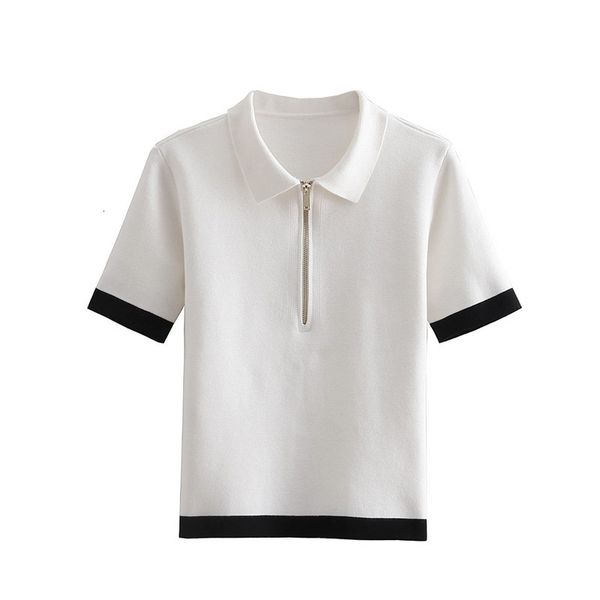 2021 new arrival zipper fashion contrast color short cotton breathable for female shirt femme 7rr5, White
2021 new arrival zipper fashion contrast color short cotton breathable for female shirt femme 7rr5, White