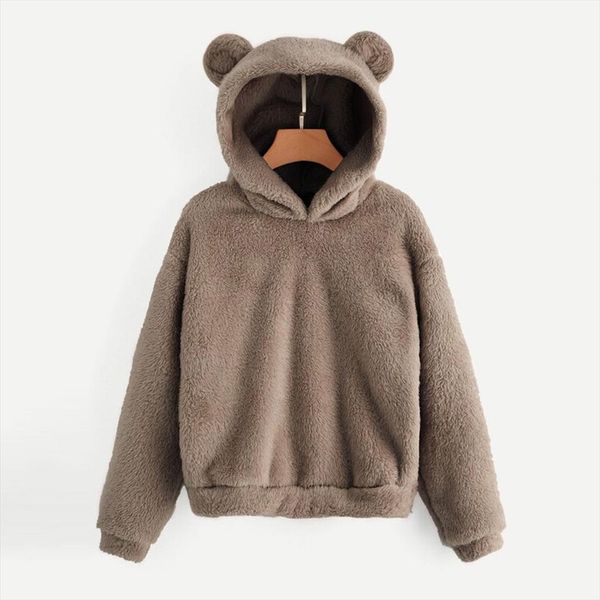 30h hoodies women long sleeve fleece sweatshirt warm bear shape fuzzy hoodie pullover clothes oversized hoodie sudadera mujer, Black
30h hoodies women long sleeve fleece sweatshirt warm bear shape fuzzy hoodie pullover clothes oversized hoodie sudadera mujer, Black