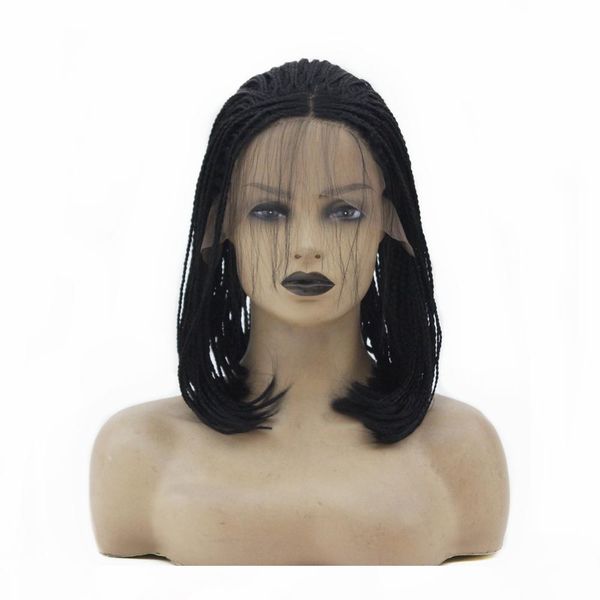 micro braided synthetic lace front wig short bob for black women glueless heat resistant fiber box braid wig with baby hair
micro braided synthetic lace front wig short bob for black women glueless heat resistant fiber box braid wig with baby hair