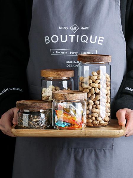 storage bottles & jars household large-capacity high borosilicate glass bottle with lid snack seal tank grain box savings kitchen
storage bottles & jars household large-capacity high borosilicate glass bottle with lid snack seal tank grain box savings kitchen