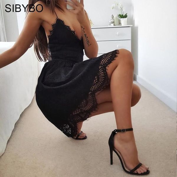 sibybo backless spaghetti strap lace dress women sleeveless v-neck loose summer dress cotton black elegant party dresses1, White;black
sibybo backless spaghetti strap lace dress women sleeveless v-neck loose summer dress cotton black elegant party dresses1, White;black