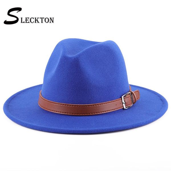sleckton fashion ladies hat woolen fedoras hats for women and girls casual men jazz cap panama bowler caps casquette gorras, Blue;gray
sleckton fashion ladies hat woolen fedoras hats for women and girls casual men jazz cap panama bowler caps casquette gorras, Blue;gray
