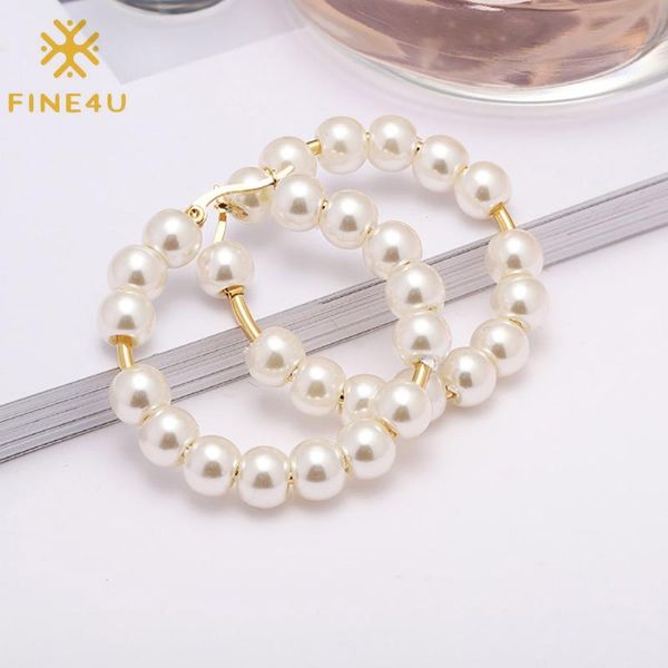 hoop & huggie fine4u e225 pearl earrings for women fashion dangle hypoallergenic layer drop gifts, Golden;silver
hoop & huggie fine4u e225 pearl earrings for women fashion dangle hypoallergenic layer drop gifts, Golden;silver