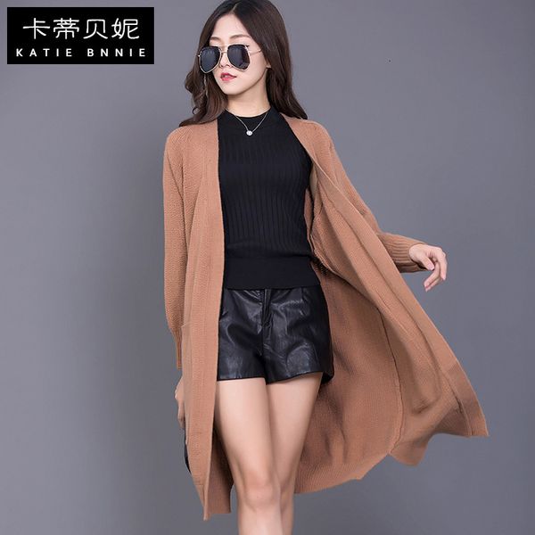 2021 spring/fall new plus-size cardigan sweater fashion pocket coat sieu, Tan;black
2021 spring/fall new plus-size cardigan sweater fashion pocket coat sieu, Tan;black
