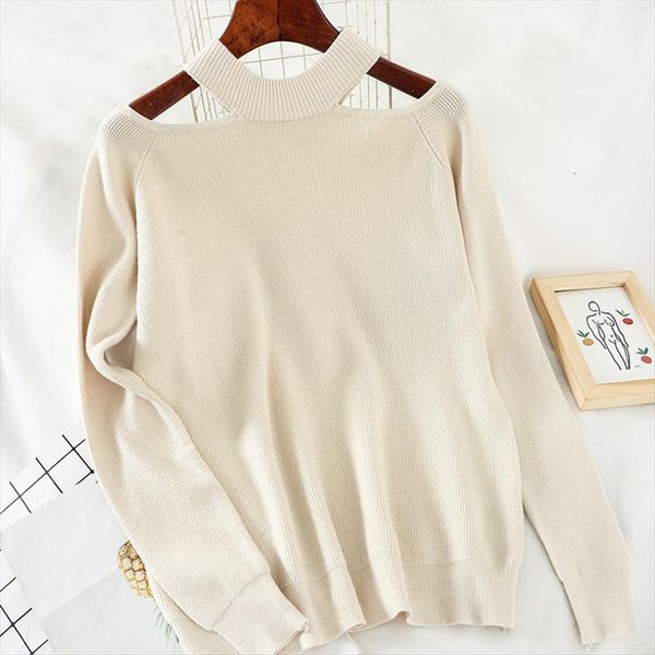 women off shoulder sweater for women streetwear fashion long sleeve casual solid knit pullovers femme sweater 2020 autumn, White;black
women off shoulder sweater for women streetwear fashion long sleeve casual solid knit pullovers femme sweater 2020 autumn, White;black