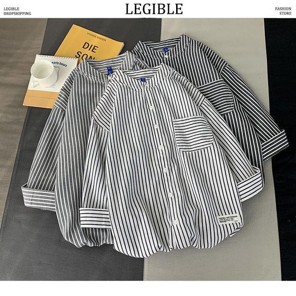 legible harajuku fashion casual striped shirts man 2020 summer black single breasted shirts male fashion 3 colors clothes1, White;black
legible harajuku fashion casual striped shirts man 2020 summer black single breasted shirts male fashion 3 colors clothes1, White;black