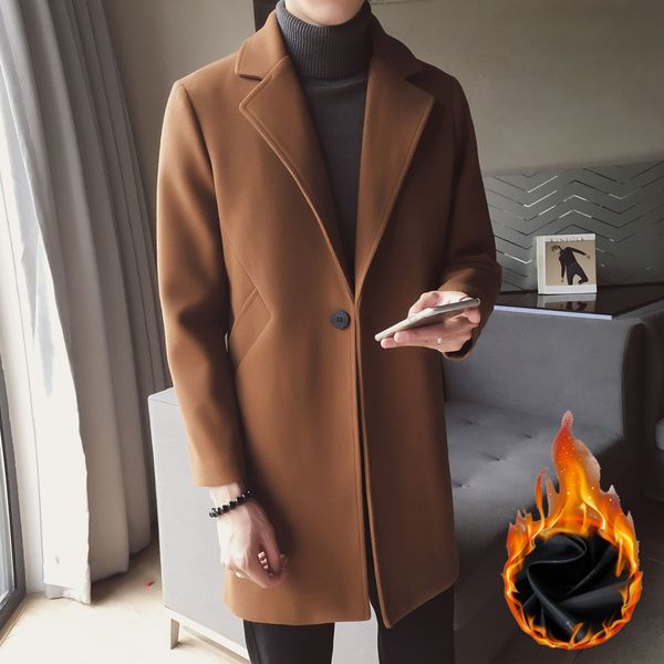 winter long wool coat man brown warm man coat korean slim fit long jacket men trend brown black coat men casaco masculino lj201106
winter long wool coat man brown warm man coat korean slim fit long jacket men trend brown black coat men casaco masculino lj201106