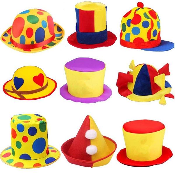 man woman fun clown hat stage performance hair accessories caps carnival party clown cosplay halloween costume hat
man woman fun clown hat stage performance hair accessories caps carnival party clown cosplay halloween costume hat