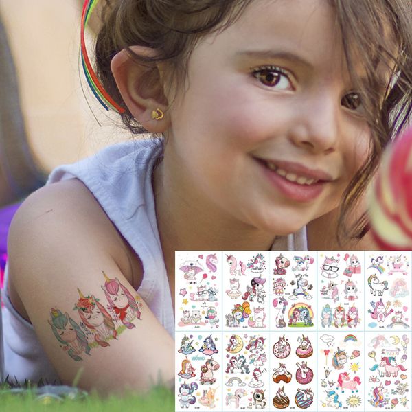 10pcs/lot color unicorn set face temporary child tattoo sticker body tatoo for kids cute children
10pcs/lot color unicorn set face temporary child tattoo sticker body tatoo for kids cute children