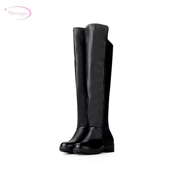 boots chainingyee casual style round head autumn nubuck over knee high elastic black low heel thick horse women's shoes
boots chainingyee casual style round head autumn nubuck over knee high elastic black low heel thick horse women's shoes