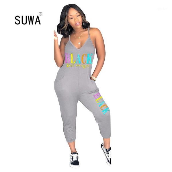 women's jumpsuits & rompers black letter printing casual jumpsuit women summer arrival sleeveless high street fashion sweatsuit female1, Black;white
women's jumpsuits & rompers black letter printing casual jumpsuit women summer arrival sleeveless high street fashion sweatsuit female1, Black;white