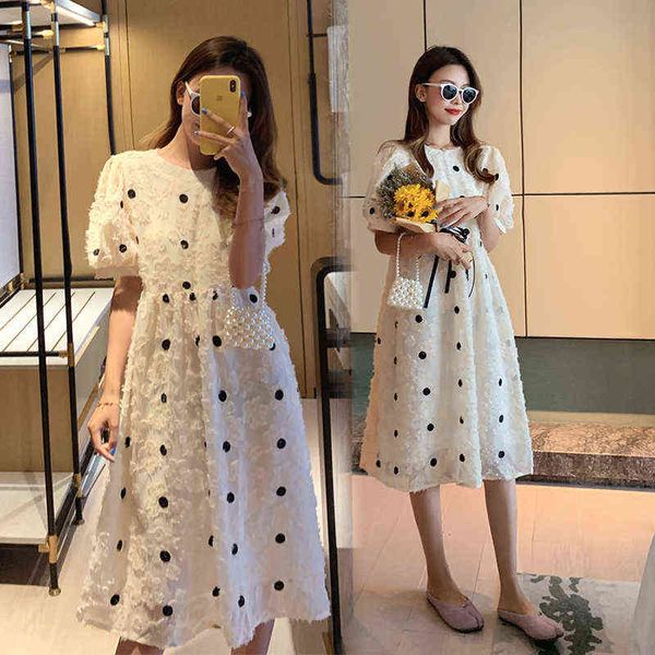 658# maternity clothes summer color block short sleeve easy matching loose stylish dress for pregnant women pregnancy clothes aa220309, White
658# maternity clothes summer color block short sleeve easy matching loose stylish dress for pregnant women pregnancy clothes aa220309, White