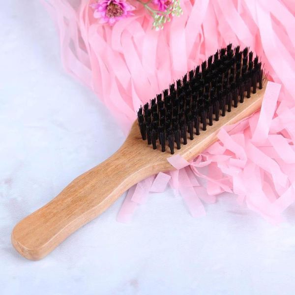 1pc wooden hair comb wig brush natural bristle hair brush combs hair styling tools 1pc wooden bbynok lipper, Silver
1pc wooden hair comb wig brush natural bristle hair brush combs hair styling tools 1pc wooden bbynok lipper, Silver