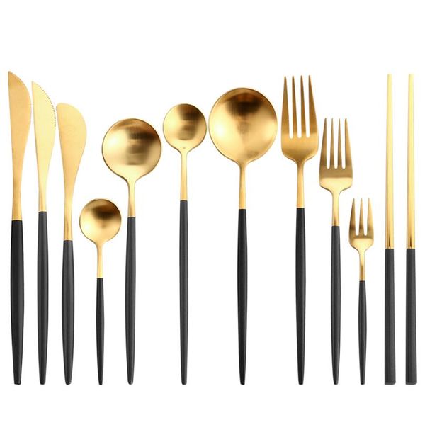black gold cutlery set steak knife fork coffee spoon teaspoon dessert knife ice spoon chopsticks stainless steel dinner bbyzrq
black gold cutlery set steak knife fork coffee spoon teaspoon dessert knife ice spoon chopsticks stainless steel dinner bbyzrq
