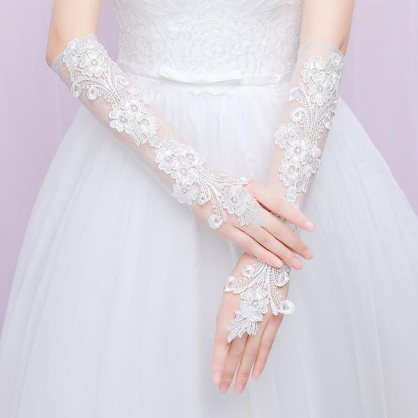 luxury lace hand gloves for wedding bride gloves tulle bridal dress long fingerless accessories prom party st221 h qylqdd, White
luxury lace hand gloves for wedding bride gloves tulle bridal dress long fingerless accessories prom party st221 h qylqdd, White