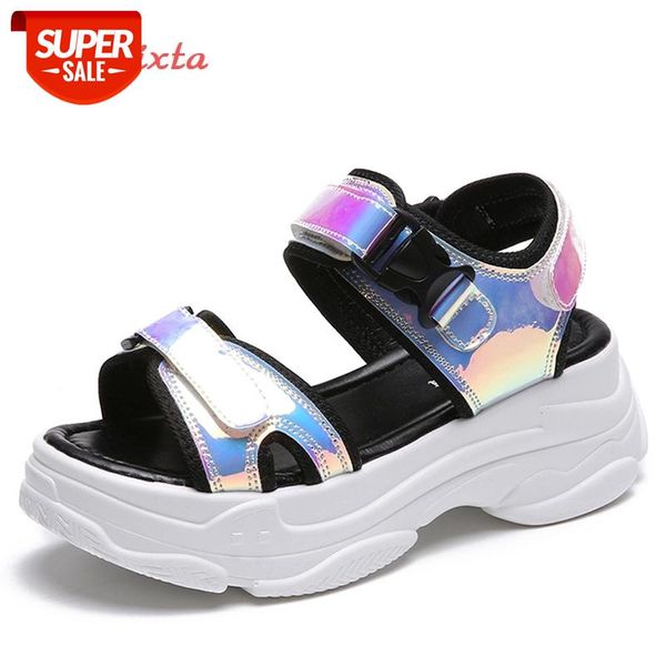 aphixta 1.968 inch platform women sandals 2020 new fashion ladies hook & loop shoes women's wedges shoes summer sandals #ky82, Black
aphixta 1.968 inch platform women sandals 2020 new fashion ladies hook & loop shoes women's wedges shoes summer sandals #ky82, Black
