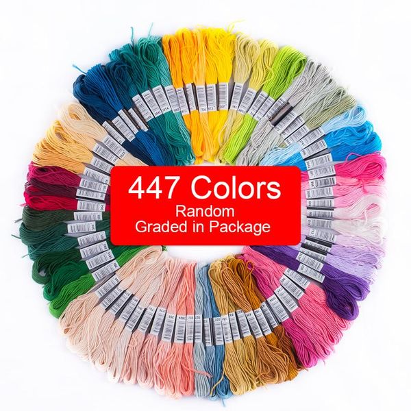 447 colors random embroidery floss/thread diy silk line branch threads similar dmc thread cross stitch sewing thread skeins, Black;white
447 colors random embroidery floss/thread diy silk line branch threads similar dmc thread cross stitch sewing thread skeins, Black;white