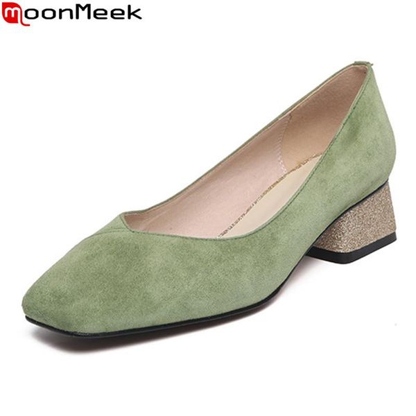 moonmeek 2020 new brand women pumps summer shallow ladies shoes sheepskin fashion comfortable casual shoes, Black
moonmeek 2020 new brand women pumps summer shallow ladies shoes sheepskin fashion comfortable casual shoes, Black