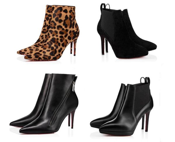 winter black suede leather with leopard pointed toes womens ankle boots fashion ladies red bottom high heels shoes pumps
winter black suede leather with leopard pointed toes womens ankle boots fashion ladies red bottom high heels shoes pumps