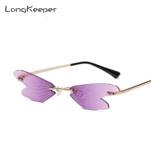 sunglasses longkeeper rimless dragonfly wing women vintage steampunk cat eye sun glasses female unique party eyewear uv400, White;black
sunglasses longkeeper rimless dragonfly wing women vintage steampunk cat eye sun glasses female unique party eyewear uv400, White;black