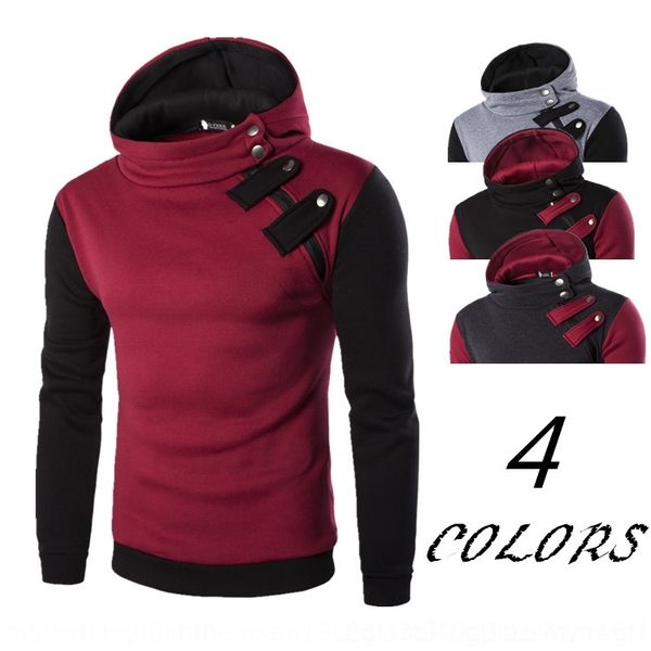 zc963 spring and pullover sweater casual men's autumn sports hooded pullover personalized color matching casual oblique zipper sweater, Black
zc963 spring and pullover sweater casual men's autumn sports hooded pullover personalized color matching casual oblique zipper sweater, Black