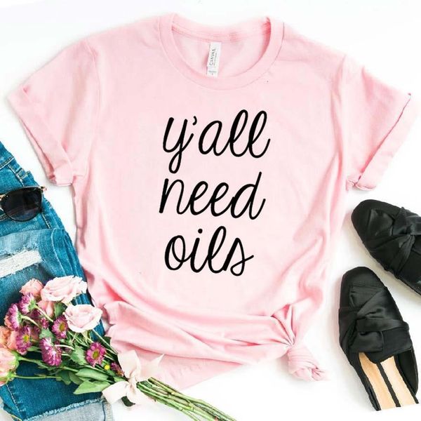 women t shirt y'all need oils letters print tshirt women short sleeve o neck loose t-shirt ladies causal tee shirt, White
women t shirt y'all need oils letters print tshirt women short sleeve o neck loose t-shirt ladies causal tee shirt, White