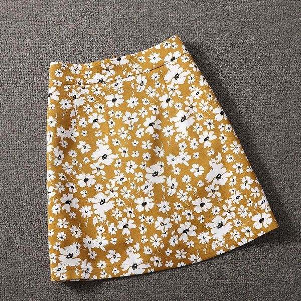 2021 women spring summer elegant print skirt lady floral high waist a-line mini skirt female casual slim zipper loose falda g272, Black
2021 women spring summer elegant print skirt lady floral high waist a-line mini skirt female casual slim zipper loose falda g272, Black