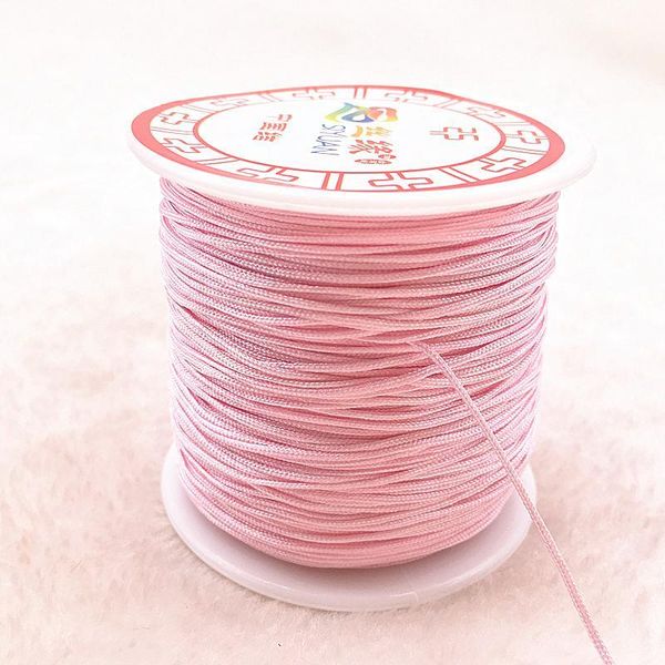 100m roll 0.8mm light pink nylon cord thread chinese knot macrame cord bracelet braided string diy tassels beading thread h bbybte
100m roll 0.8mm light pink nylon cord thread chinese knot macrame cord bracelet braided string diy tassels beading thread h bbybte