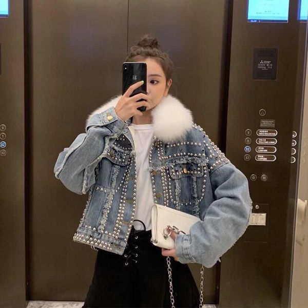 2020 grade jeans new 90% white handkerchief scratched denim jacket women's exothermic short and informal clothes
2020 grade jeans new 90% white handkerchief scratched denim jacket women's exothermic short and informal clothes