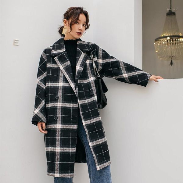 zcsmll mid-length woolen coat women autumn/winter 2020 new style korean plaid knee-length large lapel coat1, Black
zcsmll mid-length woolen coat women autumn/winter 2020 new style korean plaid knee-length large lapel coat1, Black