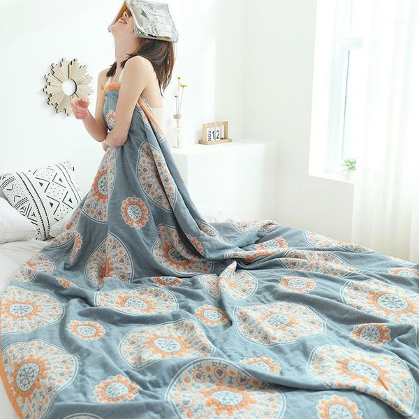 cotton gauze towel muslin blanket soft throw plaid for adults on the/bed/sofa/plane/travel bedspread1
cotton gauze towel muslin blanket soft throw plaid for adults on the/bed/sofa/plane/travel bedspread1