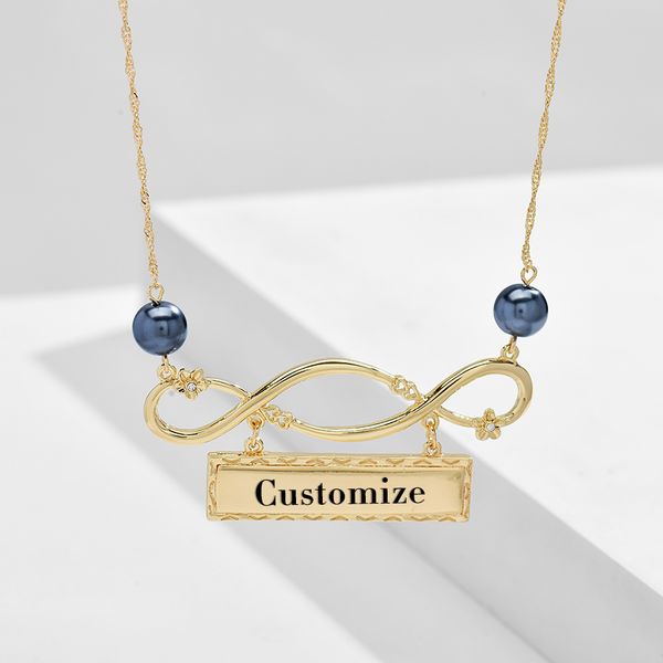 necklace of lover's personalized capital letters chains customize name infinity pendants water wave hawaiian necklace for women, Silver
necklace of lover's personalized capital letters chains customize name infinity pendants water wave hawaiian necklace for women, Silver