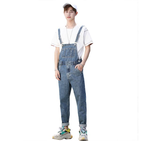 spring and 2020 summer ape male jeans retro one piece-suspensory tension nice loose ferramental pants bigger -xxxl byc9, Blue
spring and 2020 summer ape male jeans retro one piece-suspensory tension nice loose ferramental pants bigger -xxxl byc9, Blue
