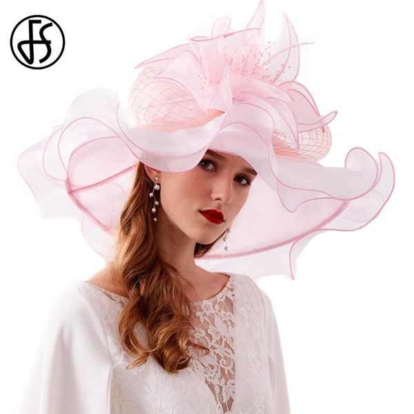 fs 2020 summer large hat party dress hats for women elegant wide brim sunscreen ladies fedoras with flower, Blue;gray
fs 2020 summer large hat party dress hats for women elegant wide brim sunscreen ladies fedoras with flower, Blue;gray