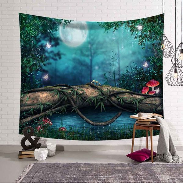 two dimensions cartoon psychedelic forest trees tapestry wall hanging decorative home decor beach towels blanket picnic yoga mat
two dimensions cartoon psychedelic forest trees tapestry wall hanging decorative home decor beach towels blanket picnic yoga mat