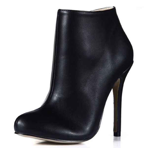 women stiletto thin high heel ankle boots round toe fashion evening dress party ball lady bootie 3cbt-e31, Black
women stiletto thin high heel ankle boots round toe fashion evening dress party ball lady bootie 3cbt-e31, Black